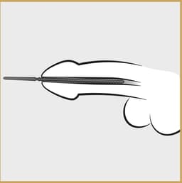 Sextreme – RVS Penis Plug Dilator met Lang Ontwerp en Extra Geribbeld voor Stimulatie - Zilver — thumbnail 2
