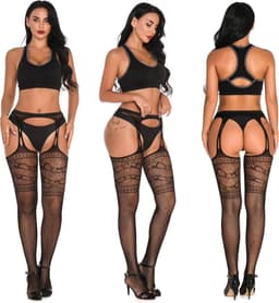 Body Pleasure Luxury Bodystocking – Maat S/M – Cadeaubox – TL141 — thumbnail 3