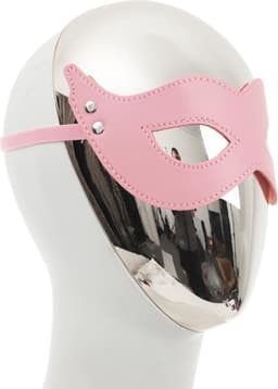 Banoch - mask villain pink - masker van imitatieleer roze — thumbnail 7