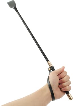 Banoch | Crop Black | 58 cm | Paardrijzweep zwart — thumbnail 5
