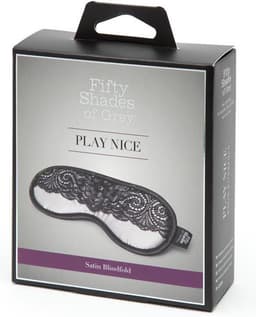 Masker Fifty Shades of Grey - Play Nice Satijn & Kant Blinddoek — thumbnail 3