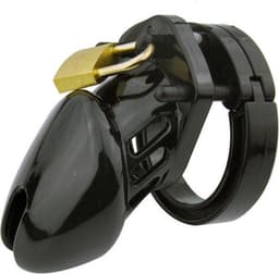 Intenz® Kuisheidskooi - Zwart - Chastity Cage - Small - Peniskooi - Sex Toys voor Koppels - Inclusief Slotje — thumbnail 5