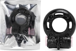 Vibration Cockring Basic Zwart - Uniek gevoel - Voor hem en voor haar - Stimulerend voor mannen en vrouwen - Spannend voor koppels - Sex speeltjes - Sex toys - Erotiek - Sexspelletjes – Seksspeeltjes - Stimulator - Cockring vibrerend - Penisring — thumbnail 3