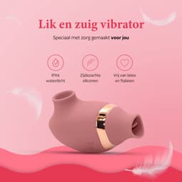 Intimagic Luchtdruk Vibrator en Clitoris Likker 2 in 1 - Pleasure Clit Stimulator Seksspeeltje Love Toys Sex Toy Adult Toy Oplaadbaar — thumbnail 6