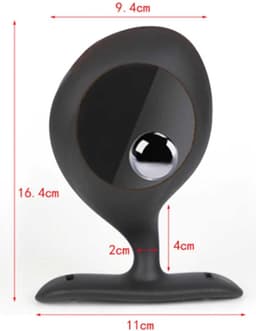 Draagbare buttplug met verstelbare riem - Inclusief metalen vibrerende bal - Grote anale bal XL - Siliconen - Wearable - Verschillende maten — thumbnail 2