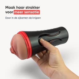 DailyPlay Pocket Pussy voor Man - Lindsey - TPE – Masturbator met Sleeve - Kunst Vagina – Sex Toys Mannen en Koppels – Nep Kut — thumbnail 5