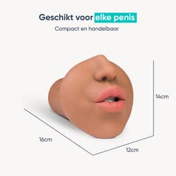 DailyPlay Pocket Pussy voor Man - Anouk – Blowjob Masturbator - TPE - Sex Toys Mannen en Koppels – Kunst Vagina - Nep Kut — thumbnail 3