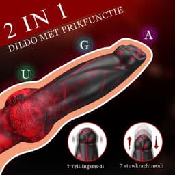 Fantasy dildo - Dragon Dildo - Animal Dildo - Dildo XXXXL Extreme - Grote Dildo's XXL - Dildo Anaal Groot - Big Dildo - met App – Sterke Zuiglap - Waterdicht — thumbnail 8