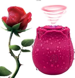 Lovemytoy® Roos Vibrator – Clitoris Zuiger met 10 Standen – Bloem Vibrator voor Vrouwen – Waterdicht & Oplaadbaar Sex Toy — thumbnail 1
