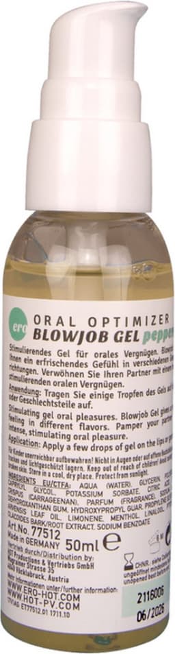 HOT - Oral Optimizer - Deepthroat Gel - Peppermint - 2 fl oz / 50 ml — thumbnail 5