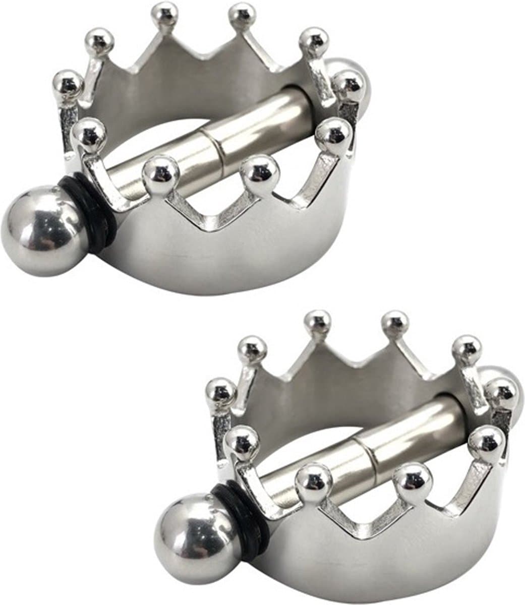 Fixxx - Magnetische Tepelklemmen met Kroontje - 2 stuks — afbeelding 1