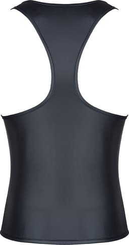 Regnes Fetish Planet – Wetlook Heren mouwloos t-shirt – Zwart - Maat S — thumbnail 5