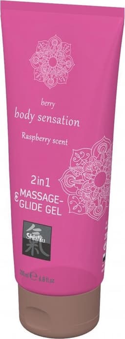 Massage- & Glide Gel 2 in 1 - Framboos — thumbnail 4