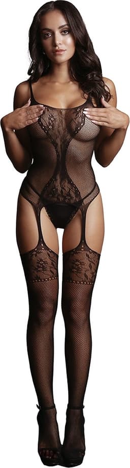 Shots - Le Désir Visnet en Kant Bodystocking - One Size black O/S — thumbnail 9