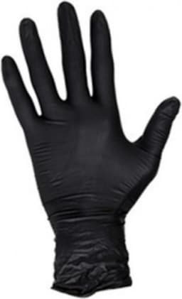 Nitril handsc. zwart pdrvrij XL - 100/ds — thumbnail 1