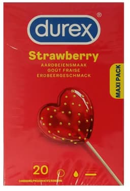 Durex Condooms Aardbeiensmaak - 20 stuks — thumbnail 11