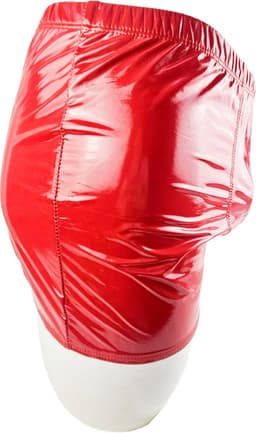 BamBella ® - Boxer short Maat L/XL Datex Rood (Latex en stof SM kleding BDSM erotische heren kleding ondergoed lingerie onderbroek zwart — thumbnail 3