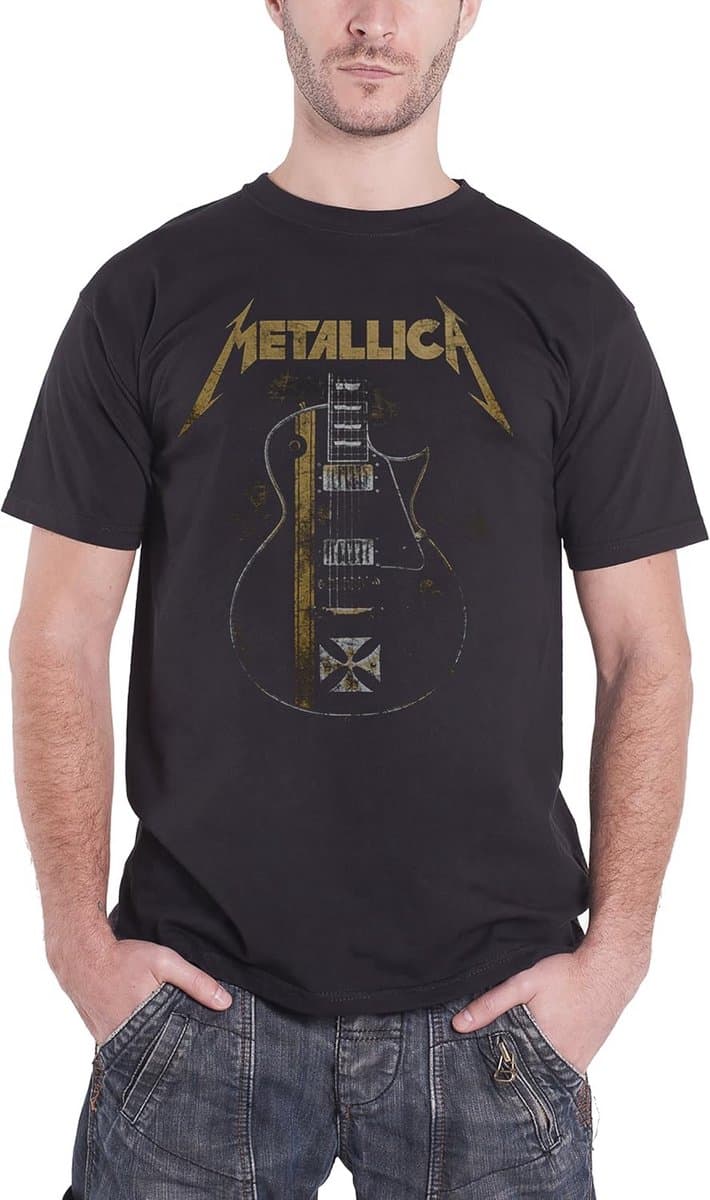 Heren T-Shirt Zwart met Iconisch Iron Cross Print — afbeelding 1