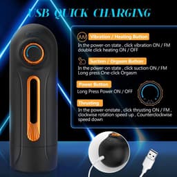 Masturbator voor Man - Sex Toys voor Mannen - Blowjob Simulator - Masturbators Electrisch - Verschillende Modes - Realistische - Pocket Pussy - Automatisch - Oplaadbaar — thumbnail 5
