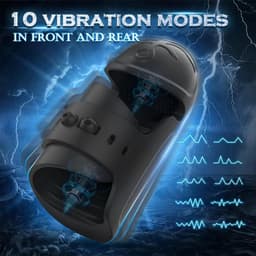 Ynkkvre - Elektrische Penis Trainer - Mannen - 10 Vibratiemodi - Penistrainer en Masturbator - Verstelbare grootte - Automatisch opbergcup voor mannen — thumbnail 2