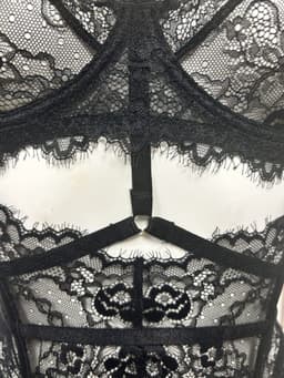 Sexy Lingerieset – Eternal Seduction – Erotisch & Verleidelijk – Luxe Kant – Jarretel Set – Sensuele Kanten Lingerie – Verstelbare Bandjes – Vrouwelijk – Lingerie Erotisch – Lingerie Sexy setje – Maat S, M, L en XL — thumbnail 6