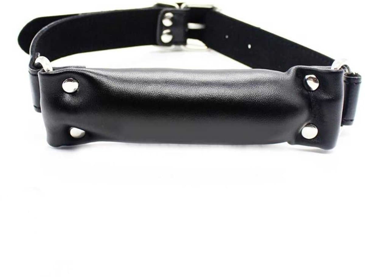 Zachte Mond Gag - Knevel - PU Leder - Verstelbaar - Kussentje — afbeelding 1