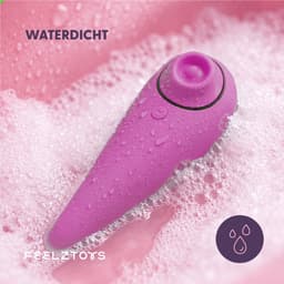 Vibrators voor Vrouwen - Erotiek - Luchtdruk - Tapping Toy - Watervast - Oplaadbaar - Seksspeeltjes - Clitoris Stimulator - Roze- FeelzToys - FemmeGasm Tapp 2 — thumbnail 8