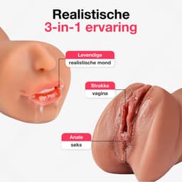 Jespro Realistische Pocket Pussy - Kunstvagina - Sex Toys voor Mannen - Masturbator - Blowjob Simulator - Nep Vagina - Voor Heren - Stroker - Seksspeeltjes - Erotiek - Zelf aftrekken — thumbnail 2