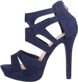 Dames Pumps met Open Teen en Hoge Chunky Hak — thumbnail 2