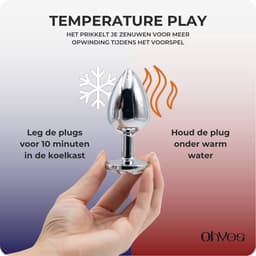 Metalen Buttplugs voor mannen en vrouwen - Buttplug Set 3-Delig - Anal & Butt Plug - Roze — thumbnail 14