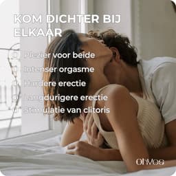 OHYES Cockring Vibrerend - Sex Toys voor Koppels - Vibrerende Cockring - Siliconen Penisring - Night Blue — thumbnail 5