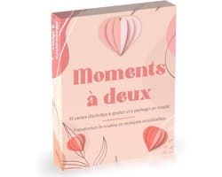 Kraskaartenspel voor koppels - Avontuurlijke uitdagingen - Samen ontdekken - Unieke ervaringen - 14 x 11 cm - Roze