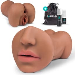 DailyPlay Pocket Pussy voor Man - 3 in 1 – Blowjob Masturbator met Billen en Kunst Vagina – Sex Toys Mannen en Koppels – Nep Kut — thumbnail 1
