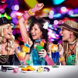 Plastic ketting - 8 stuks - 80 cm - Kleurrijke imitatieparelketting - Feestelijke kostuumketting voor dames - Kralenketting accessoire - Halsketting - Plastic kralen choker - Neon parels - Armband - Vintage kleding - Accessoire ketting - Feestketting — thumbnail 5