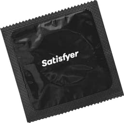 Satisfyer Condooms Heren | 100 stuks | 45-64 mm | XS - XL beschikbaar | Realistisch & dun met vochtig oppervlak | Huidvriendelijk & geurloos | Met reservoir | Getest & betrouwbaar — thumbnail 4