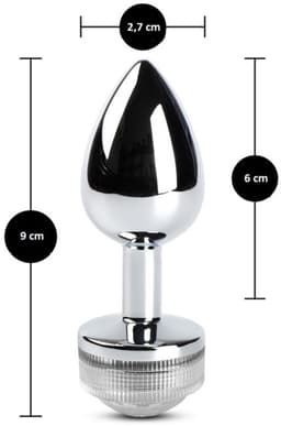 Exclusieve Buttplug met licht | Anaal plug | Anale kralen | Led licht | Design toys | Afstandsbediening — thumbnail 2