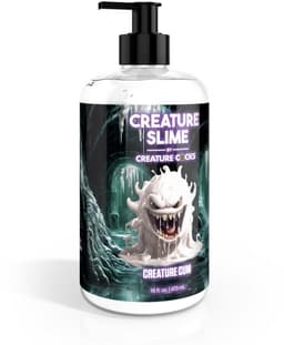 XR Brands Creature Slime - Creature Cum - Ongeparfumeerde Jizz Glijmiddel - 16 fl oz / 473 ml - Wit — thumbnail 3