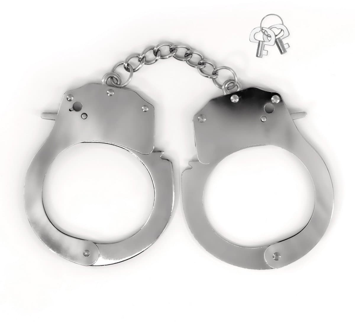 Crushious - Lust - Metalen Handboeien - Zilver — afbeelding 1