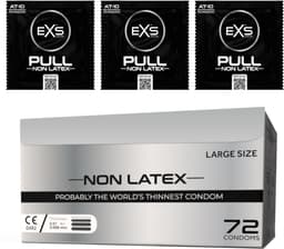 EXS Pull On Large - 72 latexvrije condooms met pull-on strip — thumbnail 1