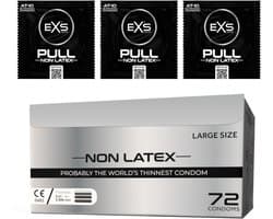 EXS Pull On Large - 72 latexvrije condooms met pull-on strip