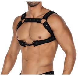 Cut4Men - Fetish Harnas - Tuigje - Neo - Zwart — thumbnail 7