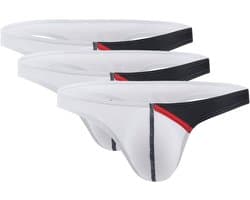 Heren Micro Thong Ondergoed Dunne IJs Zijde Lage Taille Slip