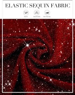 Elegante Maxi Jurk met Glitter Pailletten en V-Hals voor Feestelijke Gelegenheden — thumbnail 2