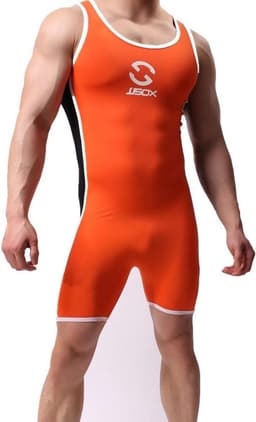Stretch Heren Jockstrap Bodysuit voor Worstelen en Sport — thumbnail 4