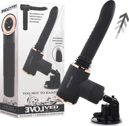 Portable Neukmachine - Stotende-, verwarmings-, vibrerende machine - Stotende Vibrator - 7 vibrerende snelheden & functies - 7 stuwsnelheden & functies - Verstelbare zuignapbevestiging - Sexmachine - Fuck Machine — thumbnail 2