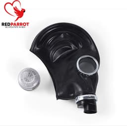 BDSM Gasmasker inclusief filter - Seks masker -BDSM - Latex rubber - One size — thumbnail 5