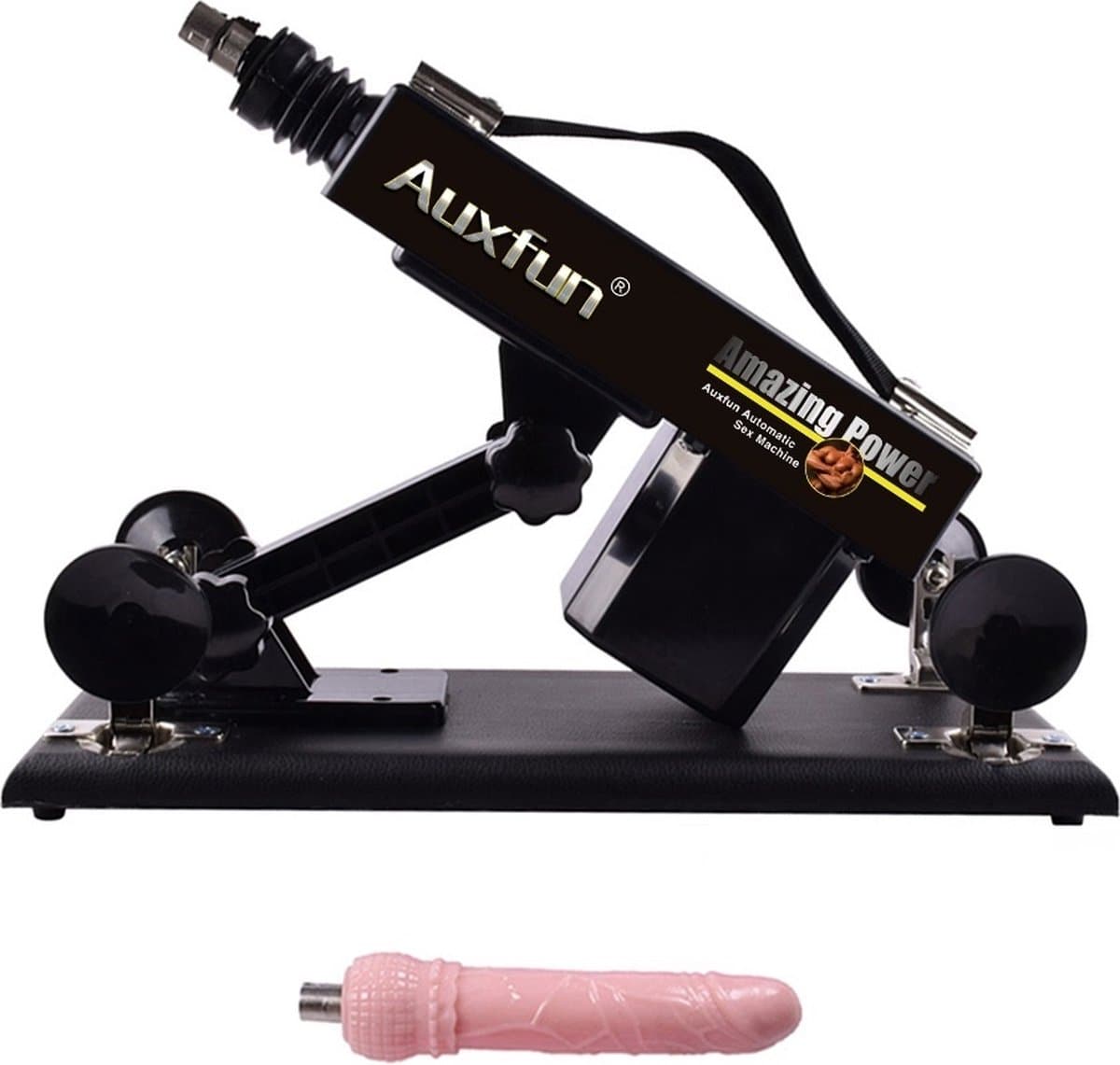 Auxfun Basic Seksmachine – Fuck Machine & Neukmachine – 450 Bewegingen p/m – 3XLR – Dildo 21 cm — afbeelding 1