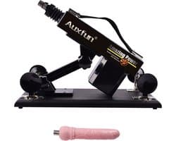 Auxfun Basic Seksmachine – Fuck Machine & Neukmachine – 450 Bewegingen p/m – 3XLR – Dildo 21 cm
