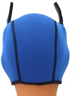 Dog/Puppy/Honden Neoprene-Masker Alano Blauw-Zwart-Wit- neopreen — thumbnail 3