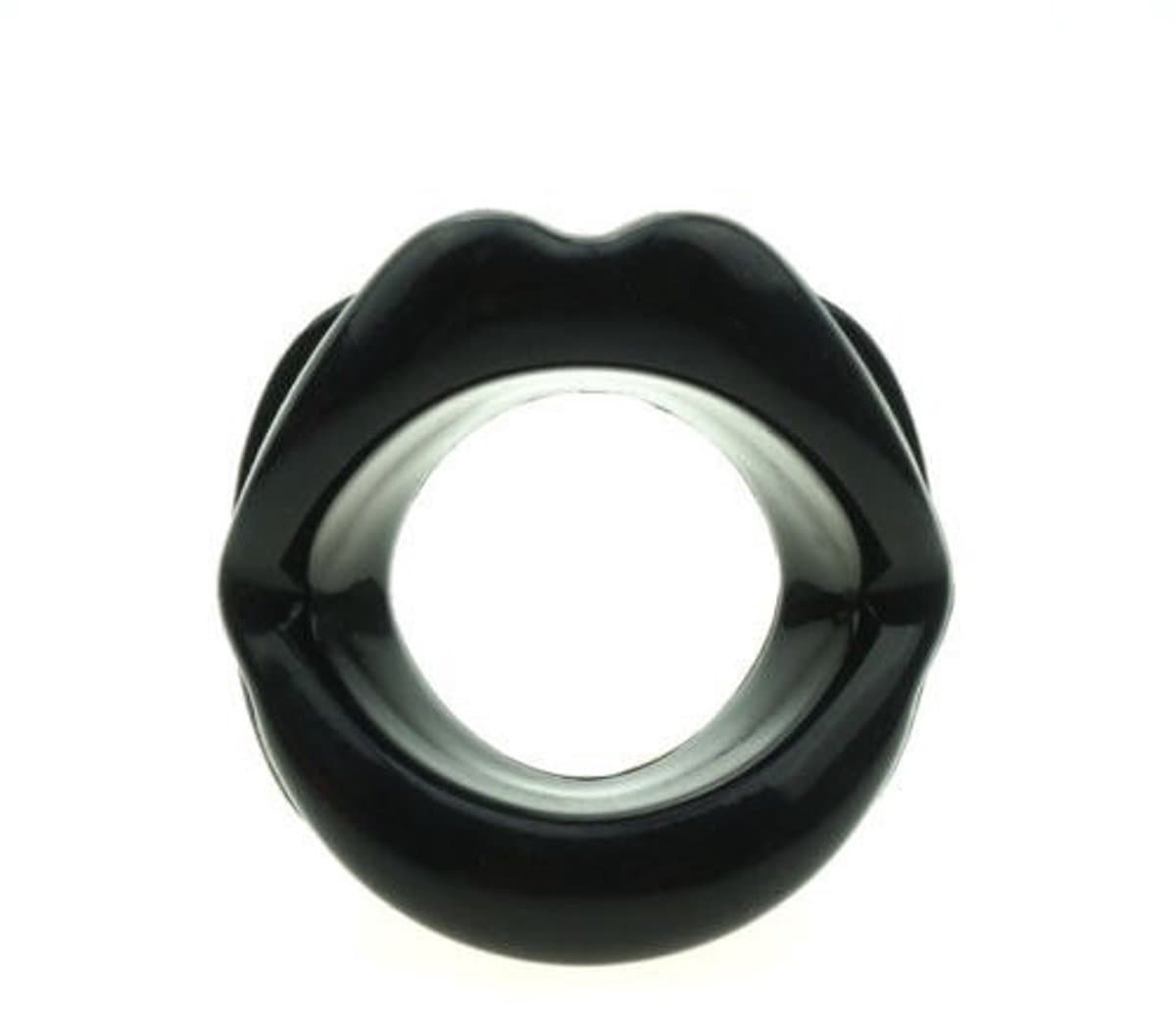 Nooitmeersaai - Mondknevel lippenvorm - Siliconen - Zwart - One-size — afbeelding 1